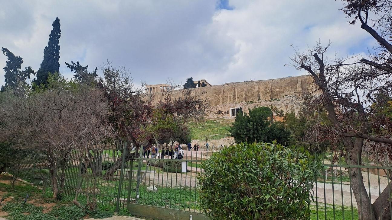 First view of the Acropolis