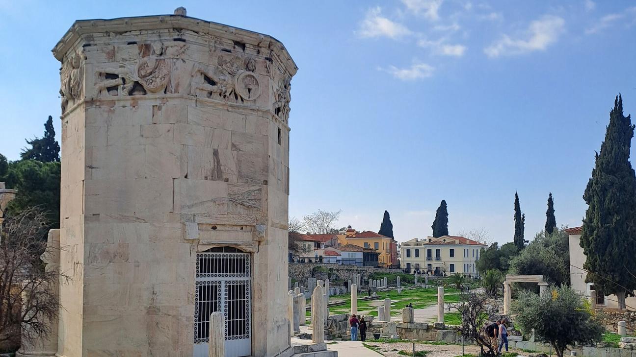 The Tower of the Winds in the Roman Agora