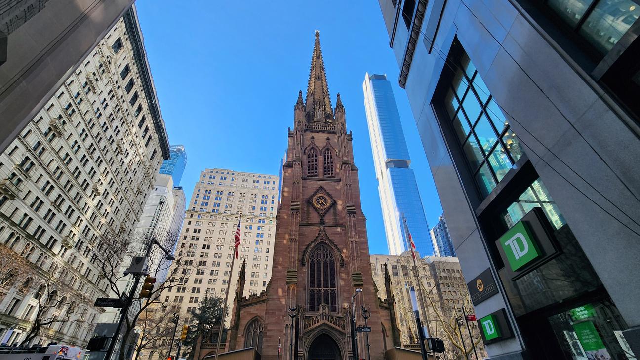 Trinity Church  — on Wall Street since 17th Century