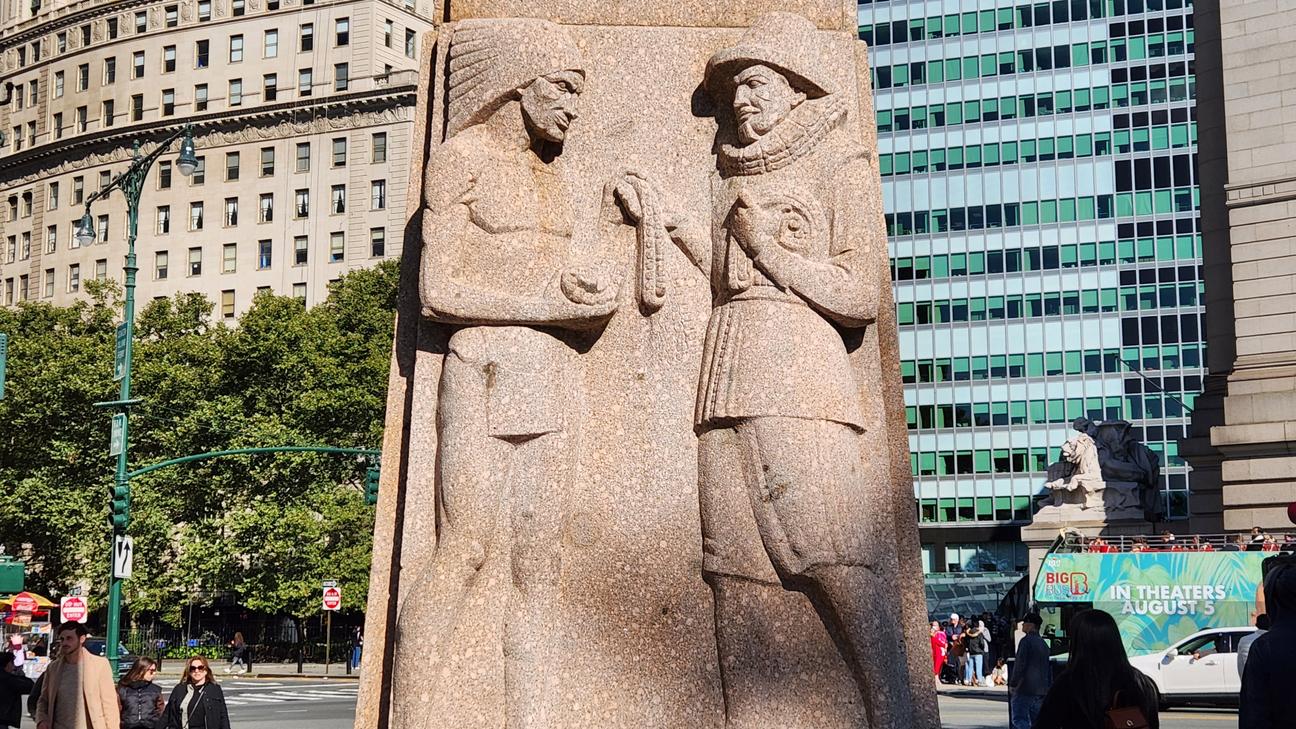 Netherland Monument – or How Manhattan was Purchased