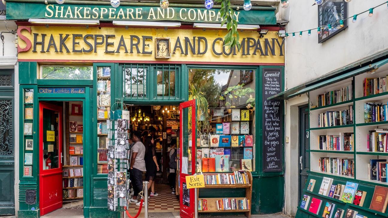 Shakespeare and Company library