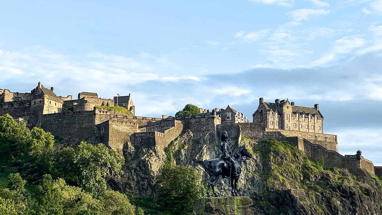 A photo of Edinburgh Castle