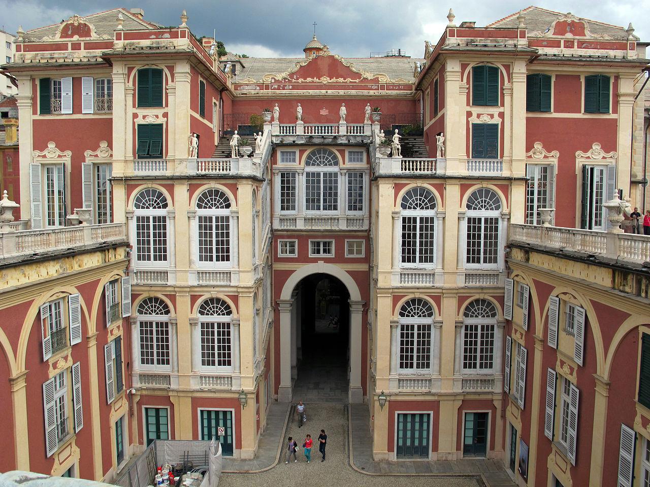 A photo of Genoa's Royal Palace