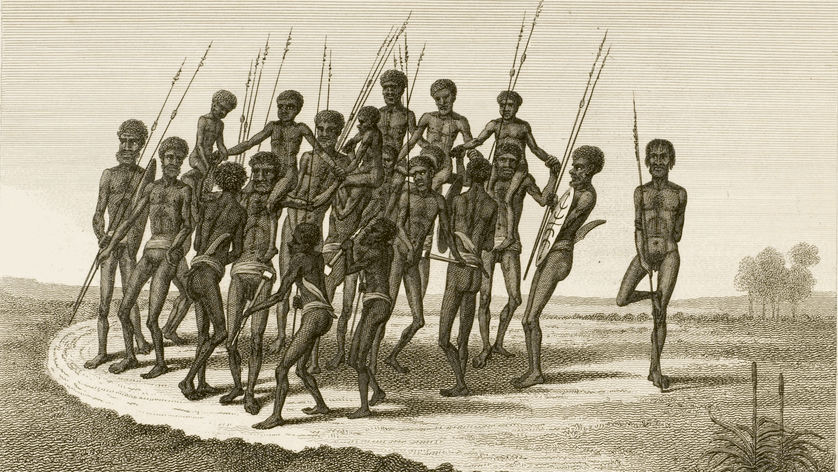 Indigenous ceremonies at Farm Cove 1795