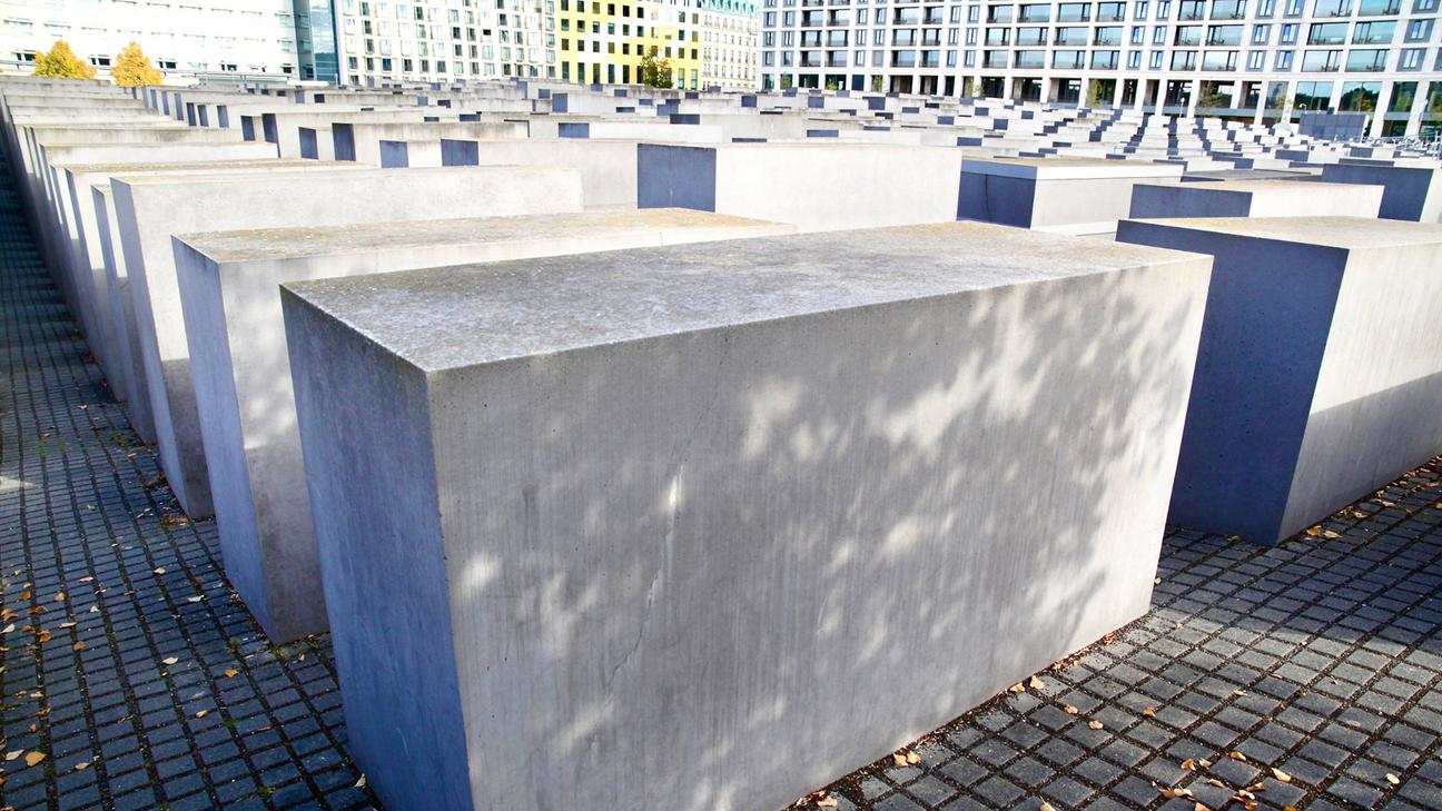 A photo of The Memorial to the Murdered Jews of Europe